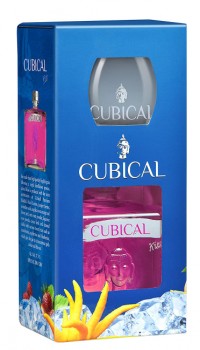 CUBICAL KISS GIN + SKLO 37,5%0,7l(karton